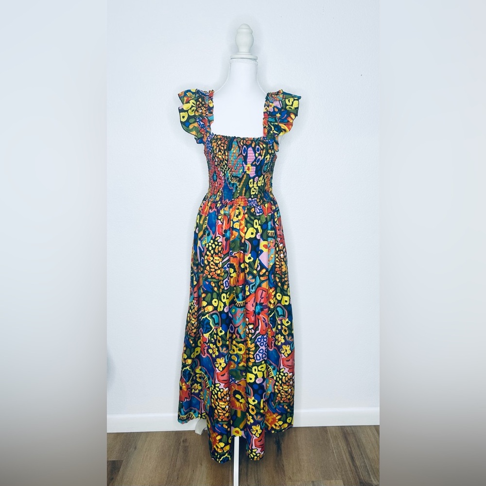 Cato Live 4 Truth Floral Sleeves Maxi Dress